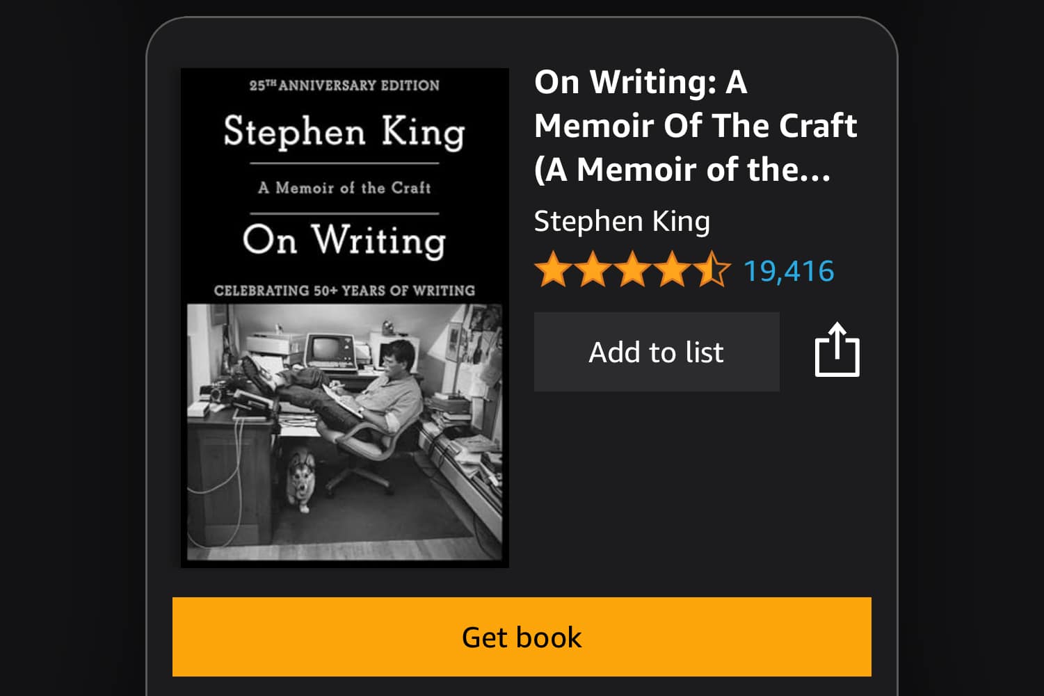 Amazon now has a ‘Get book’ button in its iOS Kindle app