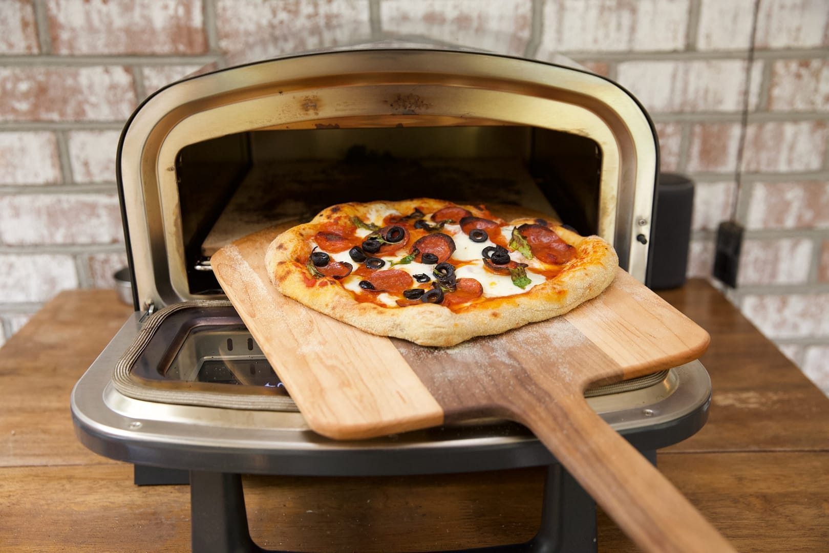 This smart pizza oven improved my pie-making skills