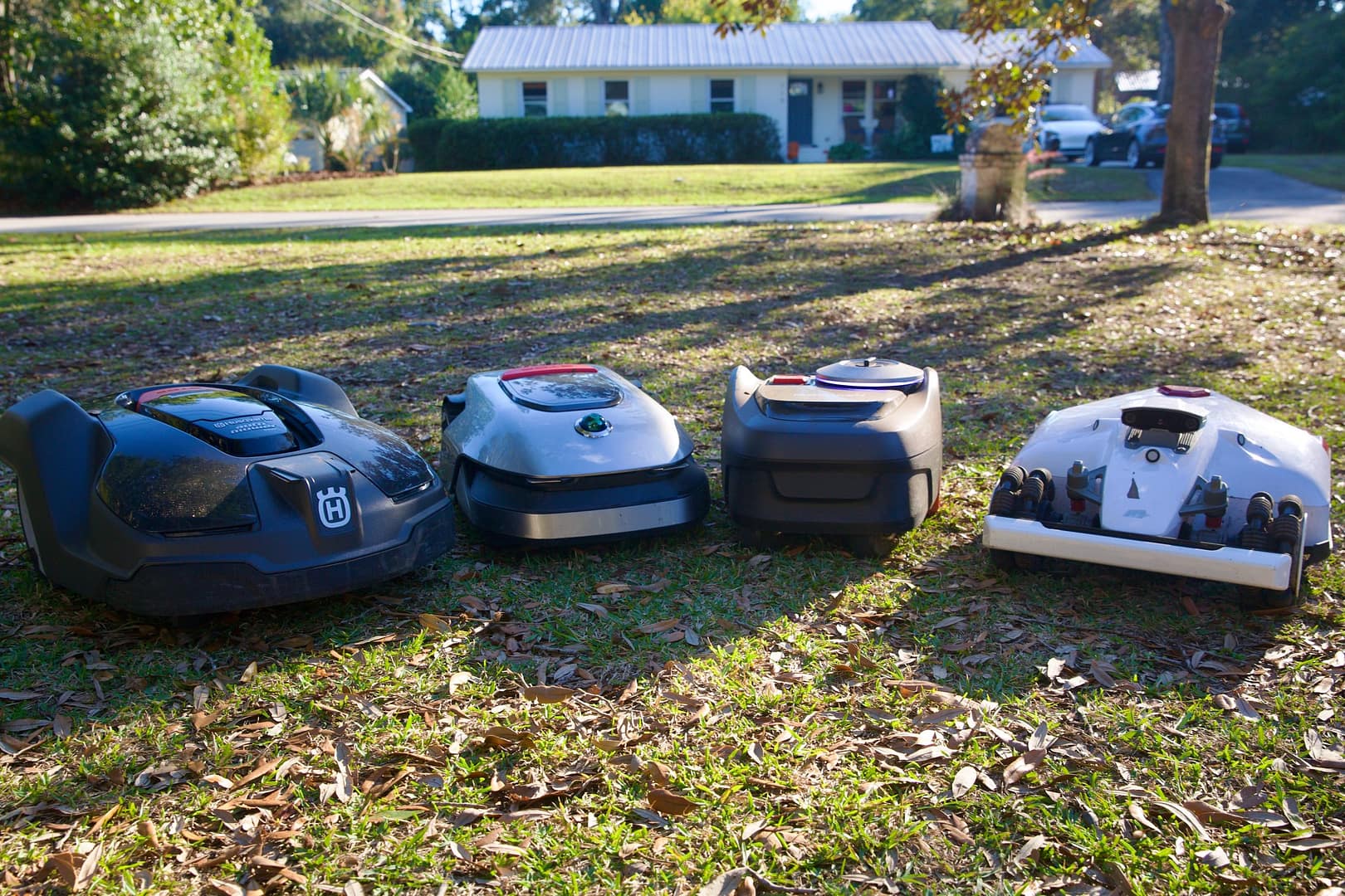 I put four robot lawnmowers through a brutal backyard battle — and only one person got injured