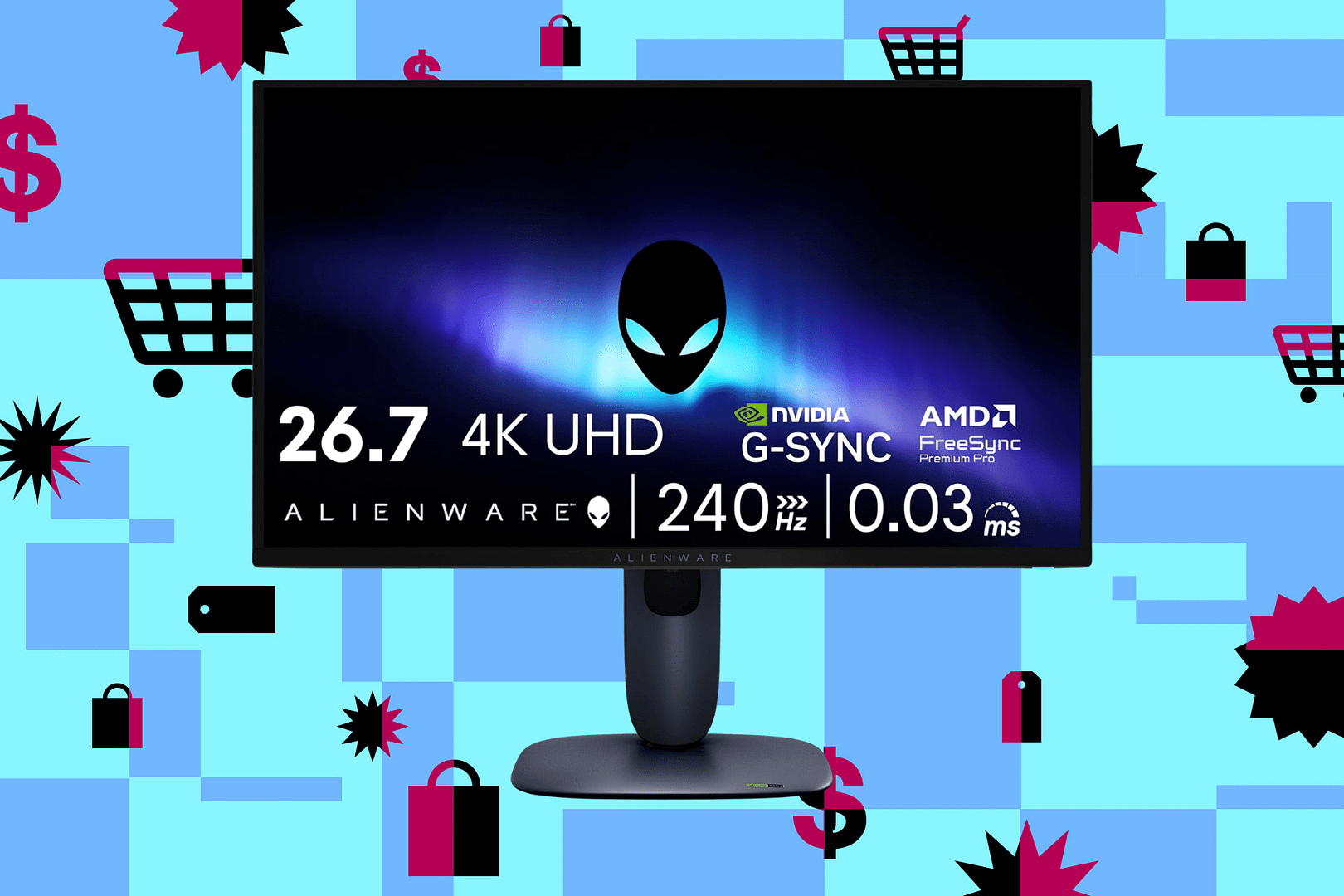 Alienware’s AW2725Q 4K OLED gaming monitor is down to its lowest price ever at Amazon
