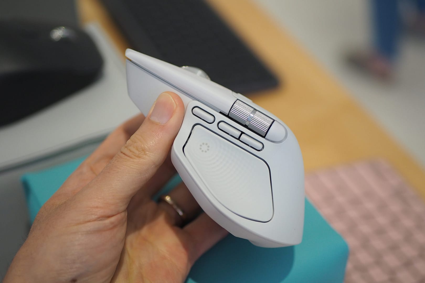 Logitech’s MX Master 4 adds haptic feedback, mostly just for fun