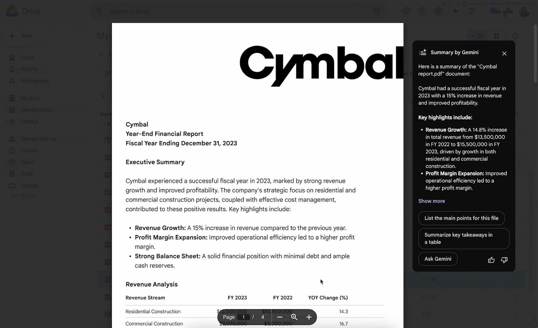 Google’s Gemini AI will summarize PDFs for you when you open them